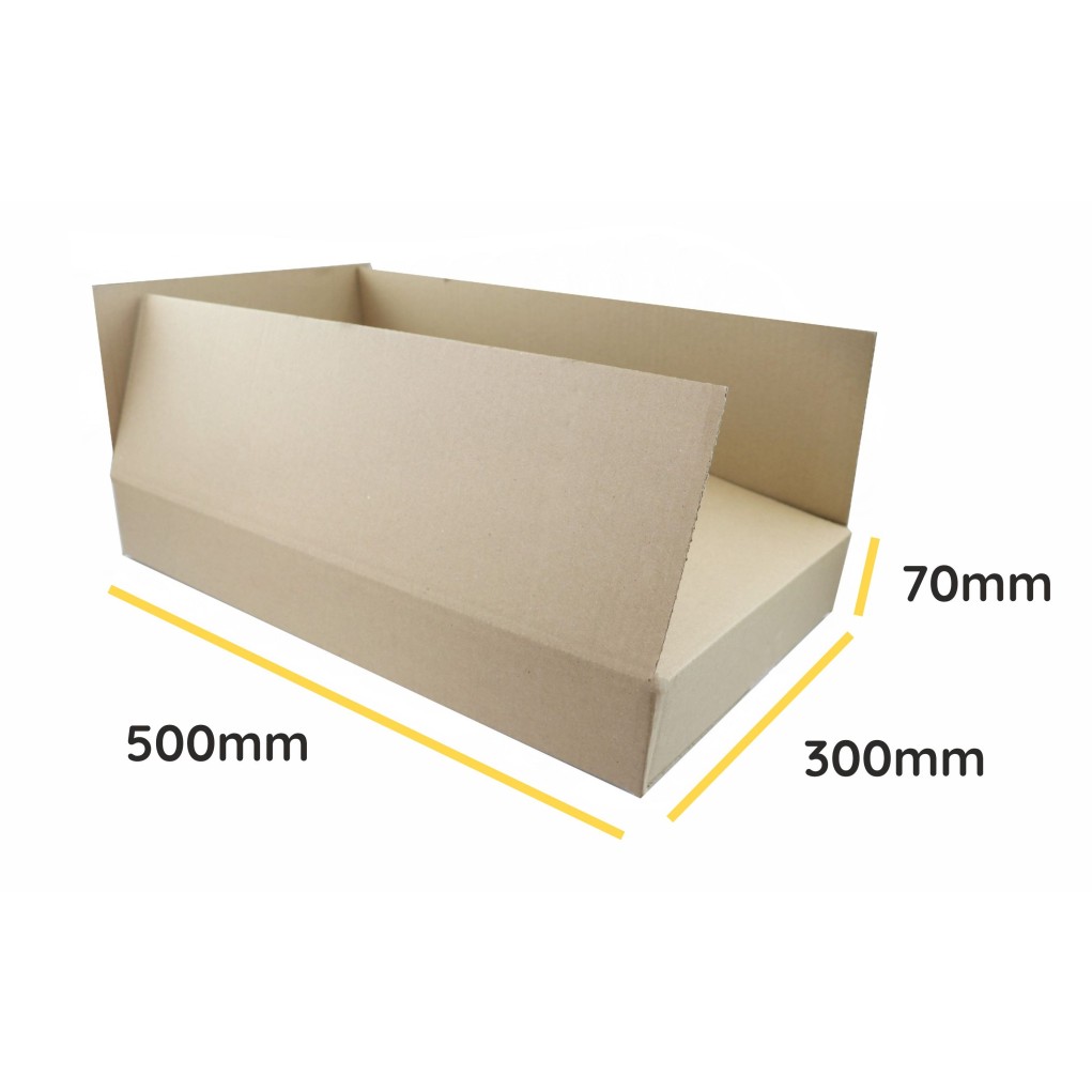 Carton rabattable brun K190 500x300x70 Inpost casiers de taille A