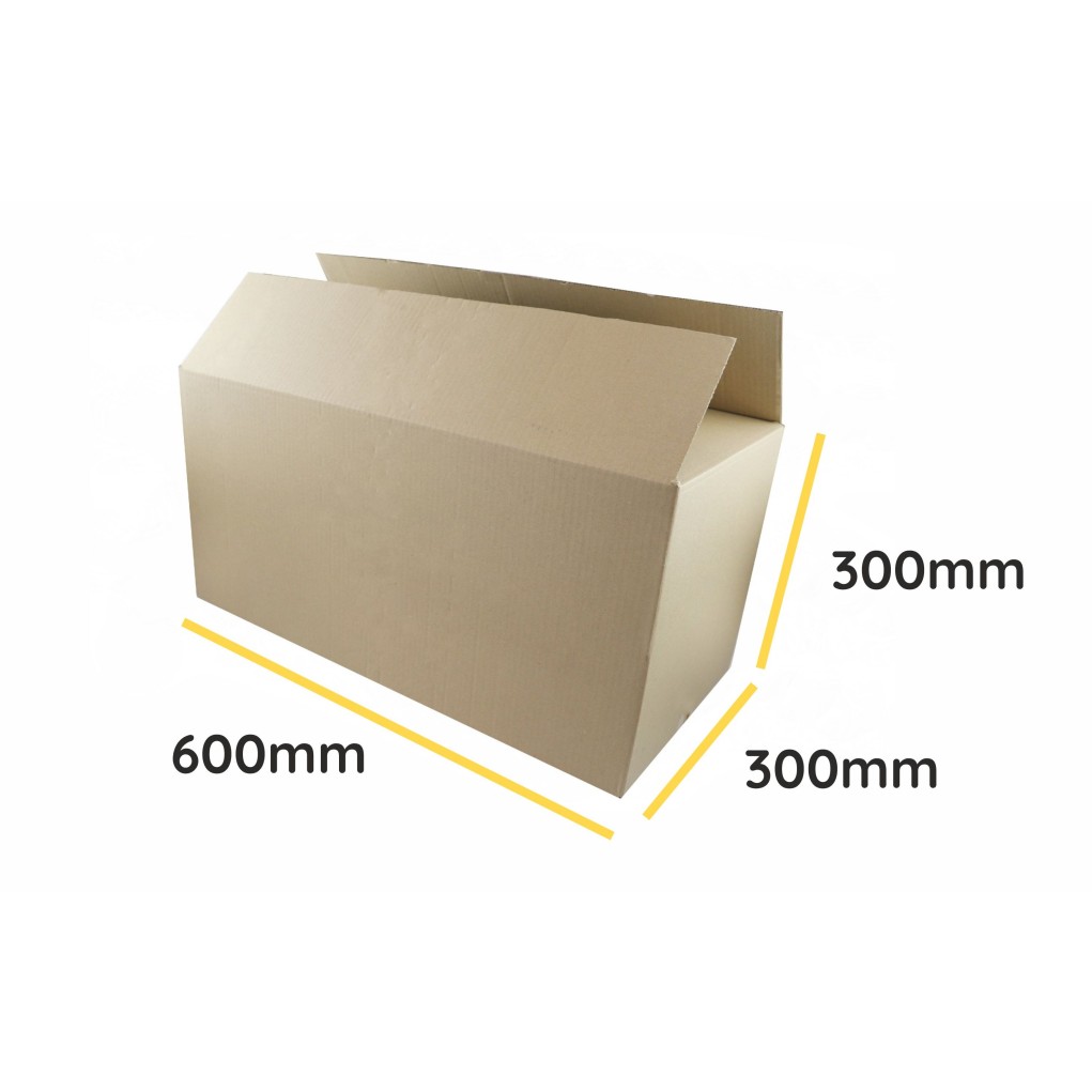 Brown flap cardboard K210 600x300x300