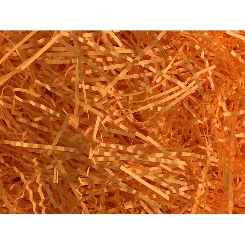 Frisure de papier orange néon 1kg