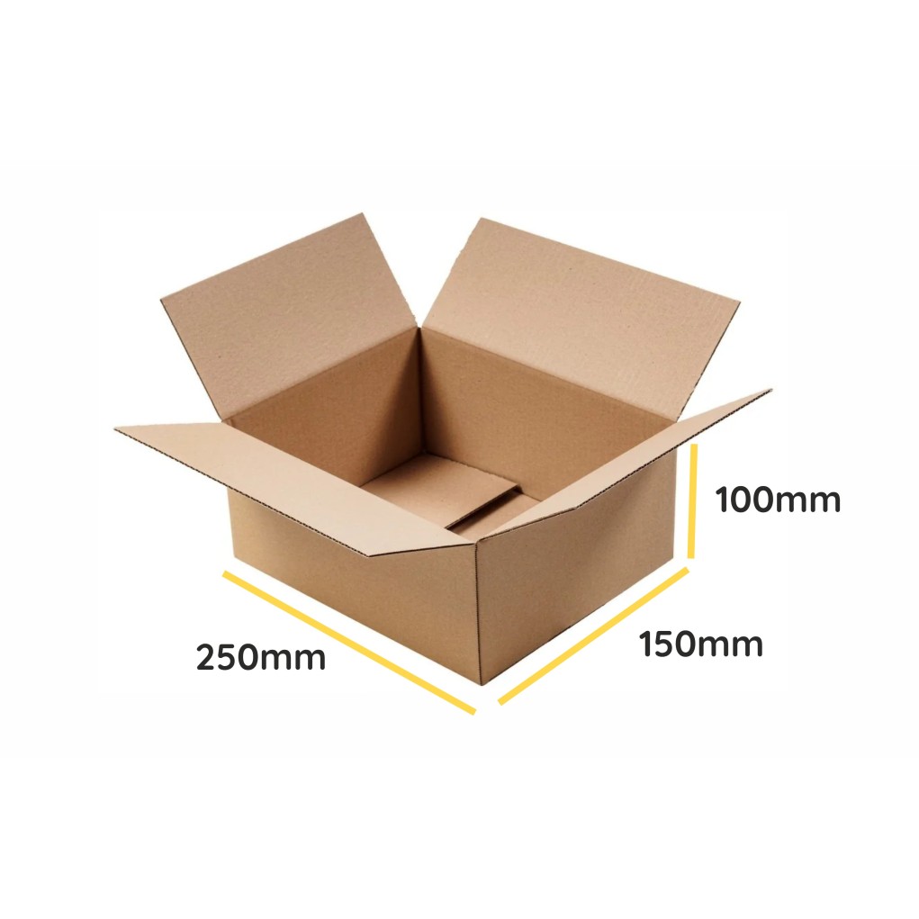 Brown folding cardboard K230 250x150x100