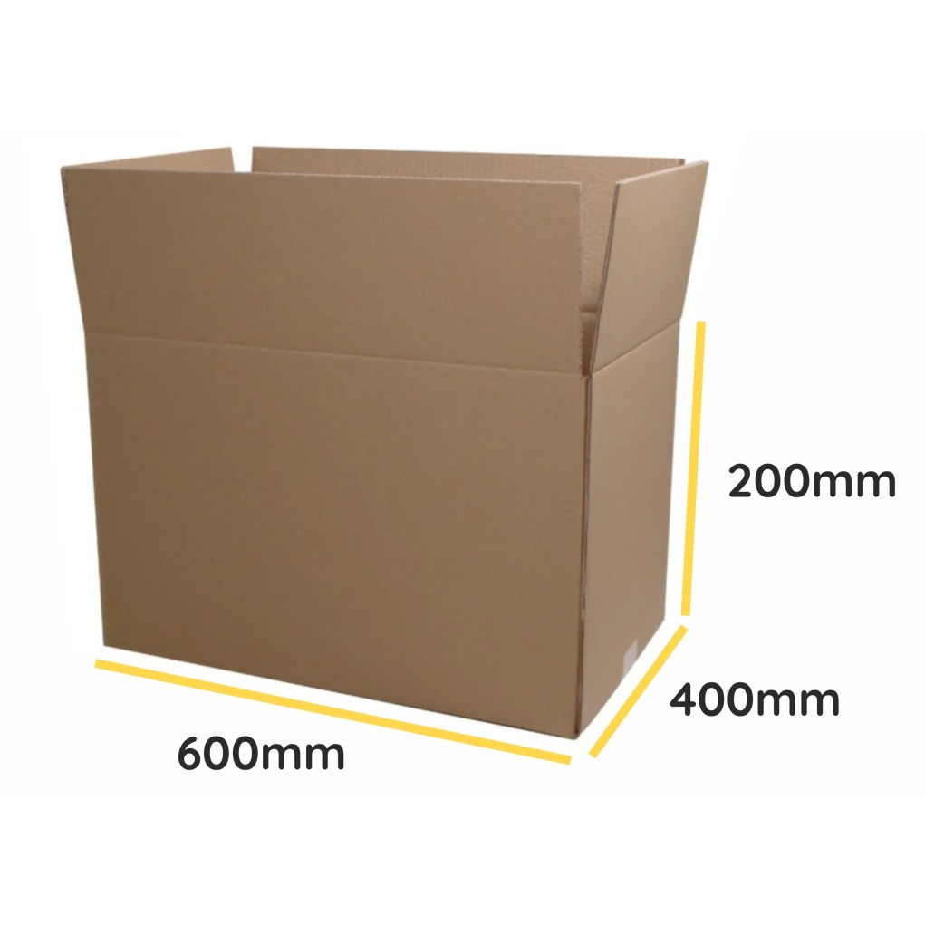 Brown flap cardboard K300 EB 600x400x200