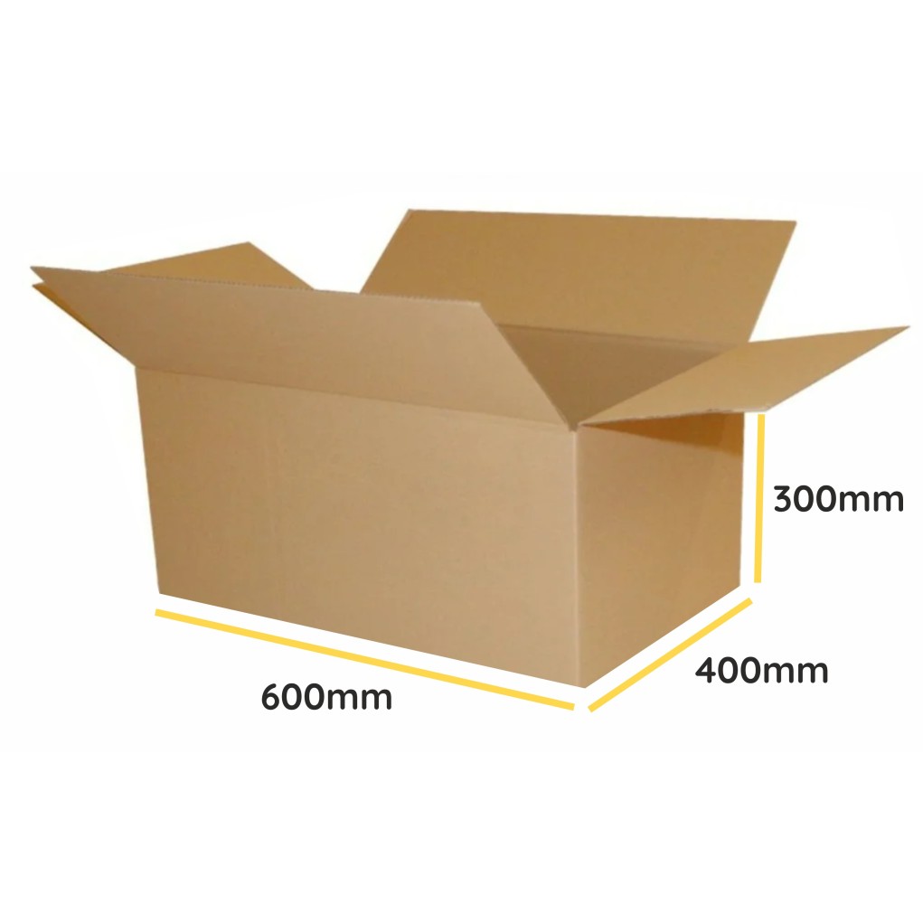 Brown hinged cardboard K310 EB 600x400x300