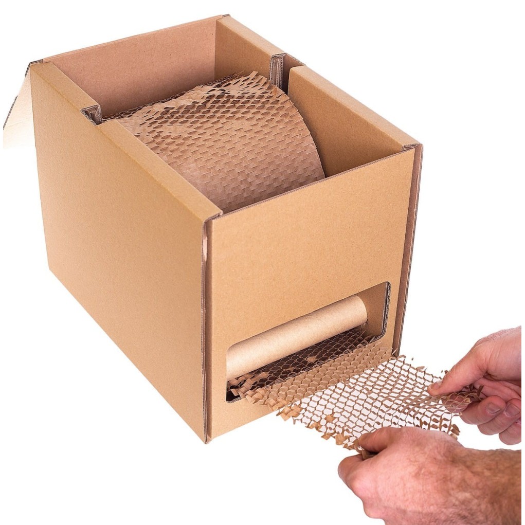 20 cm wide cut paper cardboard dispenser