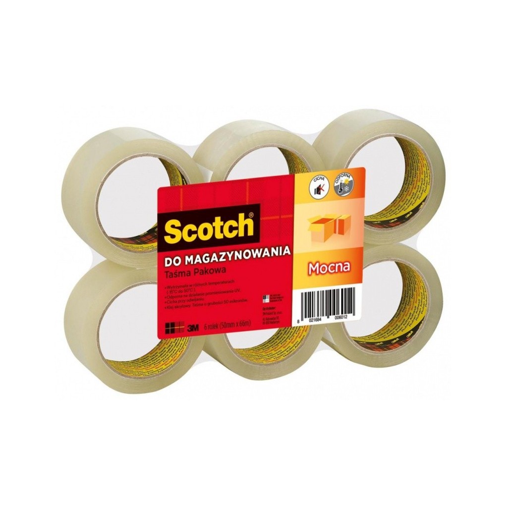 Прозора клейка стрічка SCOTCH Акрил 50/72 Прозора клейка стрічка SCOTCH Акрил 50/72