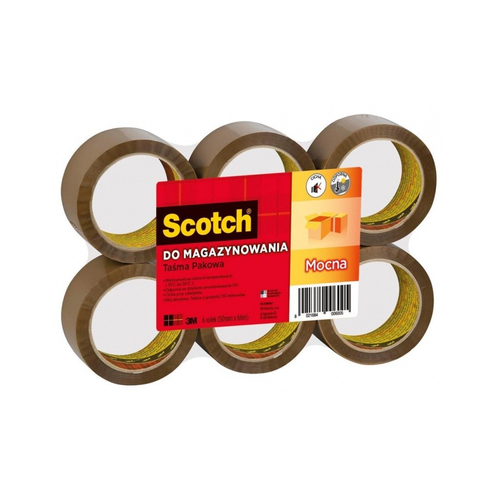 Braunes SCOTCH Akryl Klebeband 50/72
