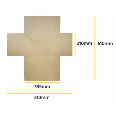 Kryžminis pakavimas - Multimail 300x210x80