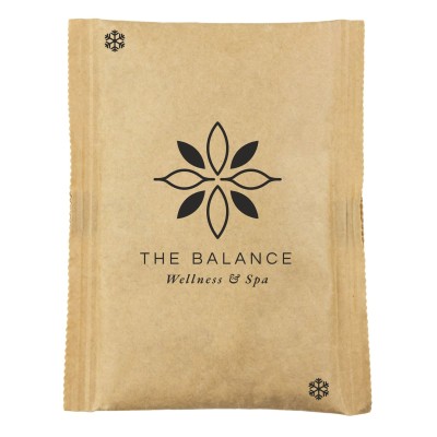 Kühlakku aus Papier 100 g (RecyCold® cool pack) mit Aufdruck