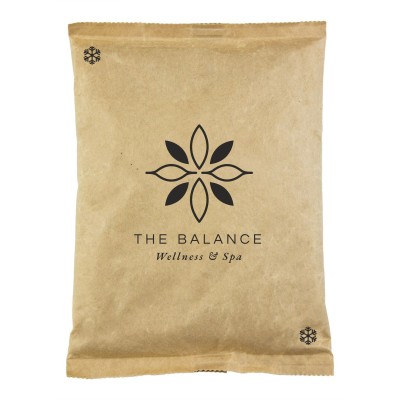 Kühlakku aus Papier 400 g (RecyCold® cool pack) mit Aufdruck