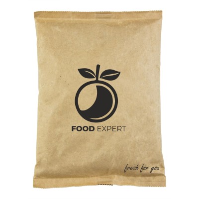 Køleelement af papir 400 g (RecyCold® kølepakke) med tryk