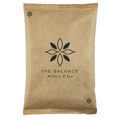 Kølekasse af papir 500 g (RecyCold® kølepakke) med tryk