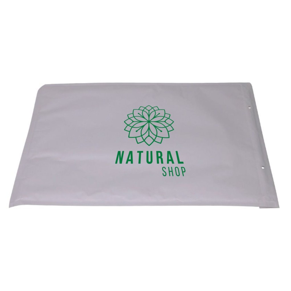 White bubble envelope with double-sided printing E15 240x275