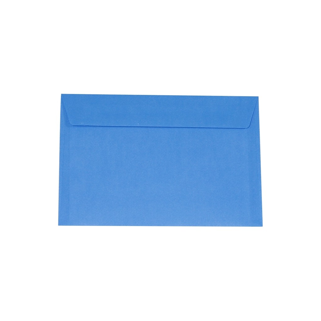 Blauwe papieren envelop C6 114x162