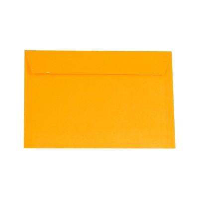 Enveloppe en papier jaune foncé C6 114x162