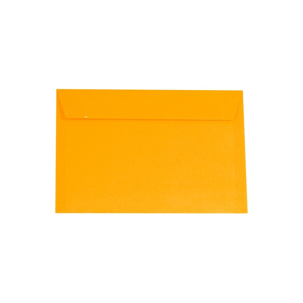 Dark yellow C6 114x162 paper envelope