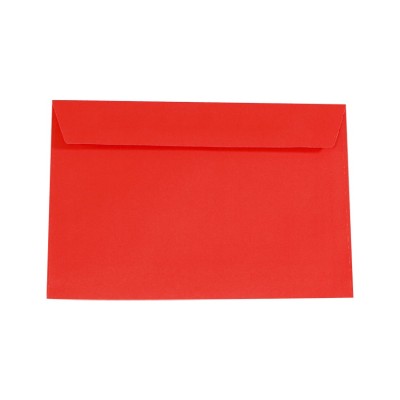 Red paper envelope C6 114x162