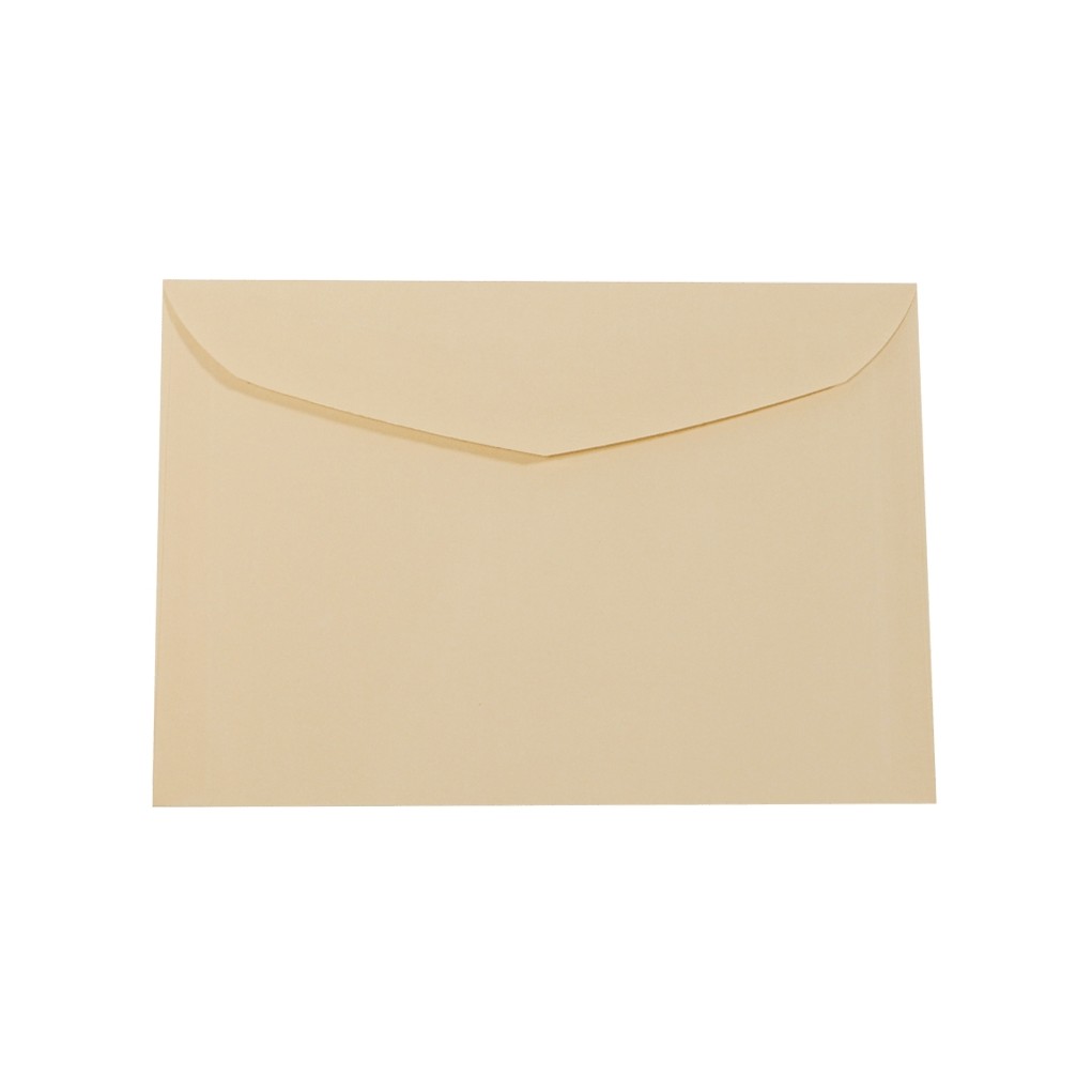 Heldere crème papieren envelop B6 125x176