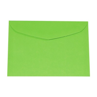 Felgroene papieren envelop B6 125x176