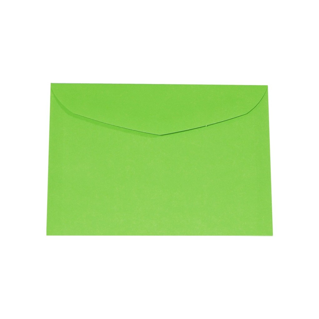 Bright green B6 125x176 paper envelope