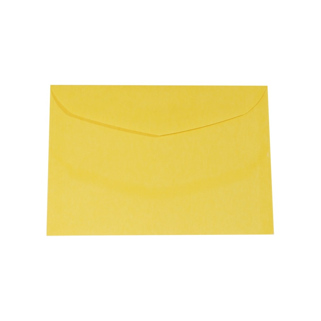 Bright yellow B6 paper envelope 125x176