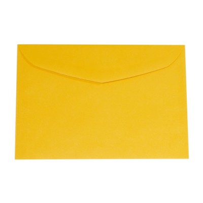 Mörkgul papperskuvert B6 125x176