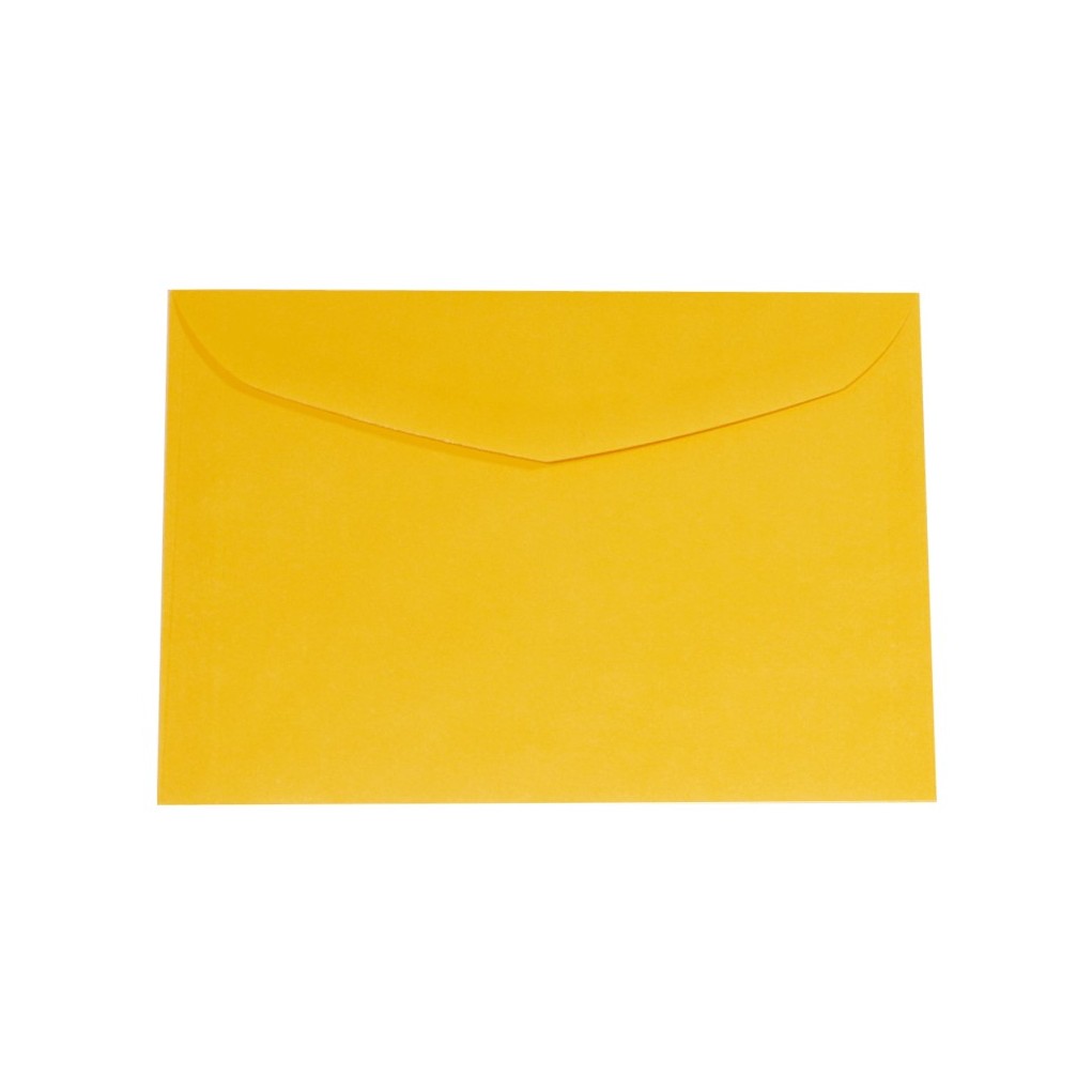 Dark yellow B6 125x176 paper envelope