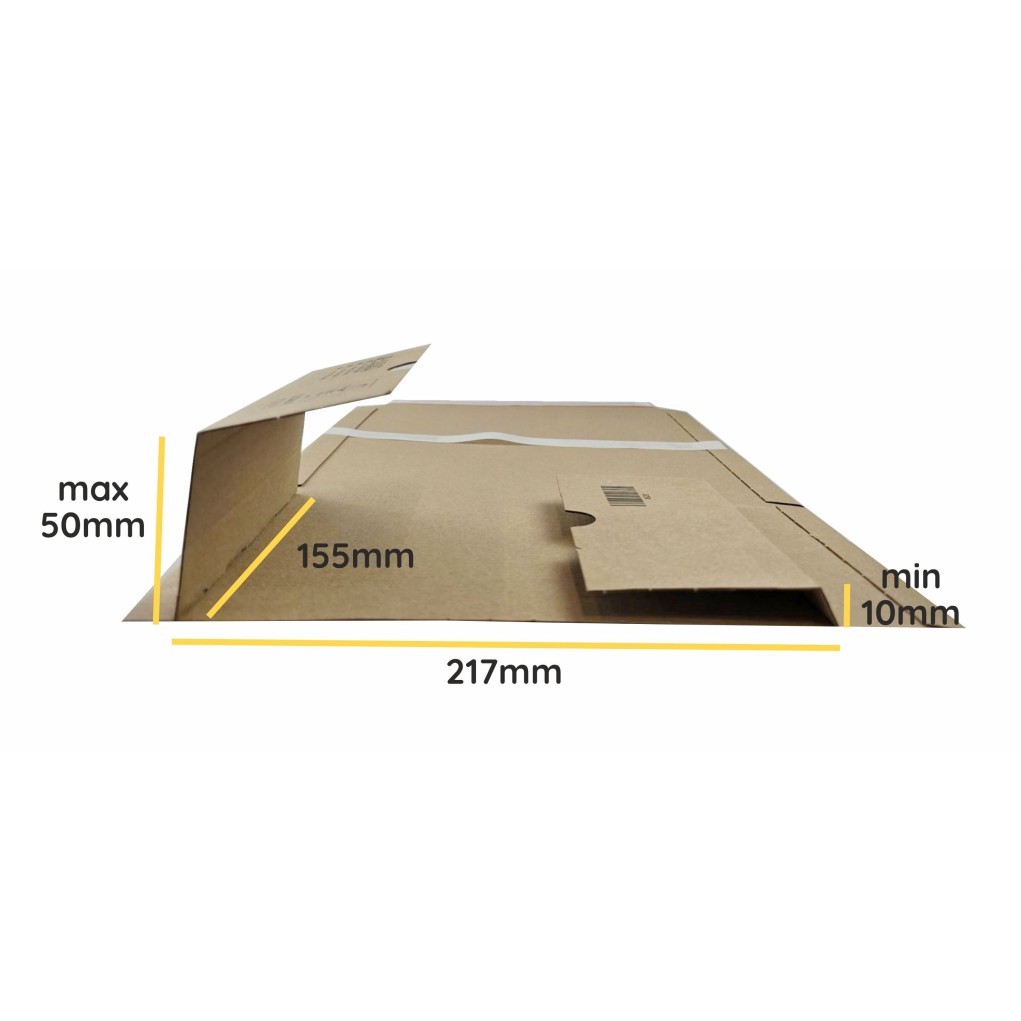 Apyvartine pakuotė Multimail RollBox PRO RS10 217x155x10-50 Apyvartine pakuotė Multimail RollBox PRO RS10 217x155x10-50