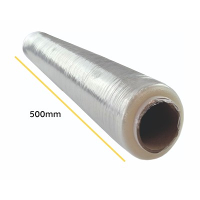 Průhledná fólie stretch 23mic 1,5kg hrubá (váha s rolí)