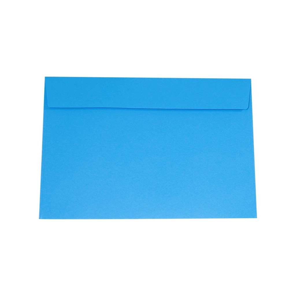 Blaue C5 Papierumschlag 162x229