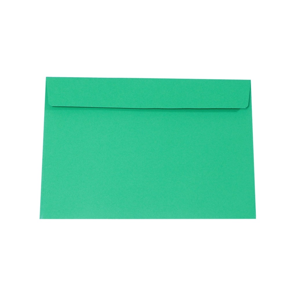 Enveloppe verte en papier C5 162x229