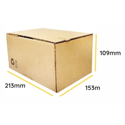 ECO 213x153x109 Forsendelsesboks med automatisk bund SendBox S20