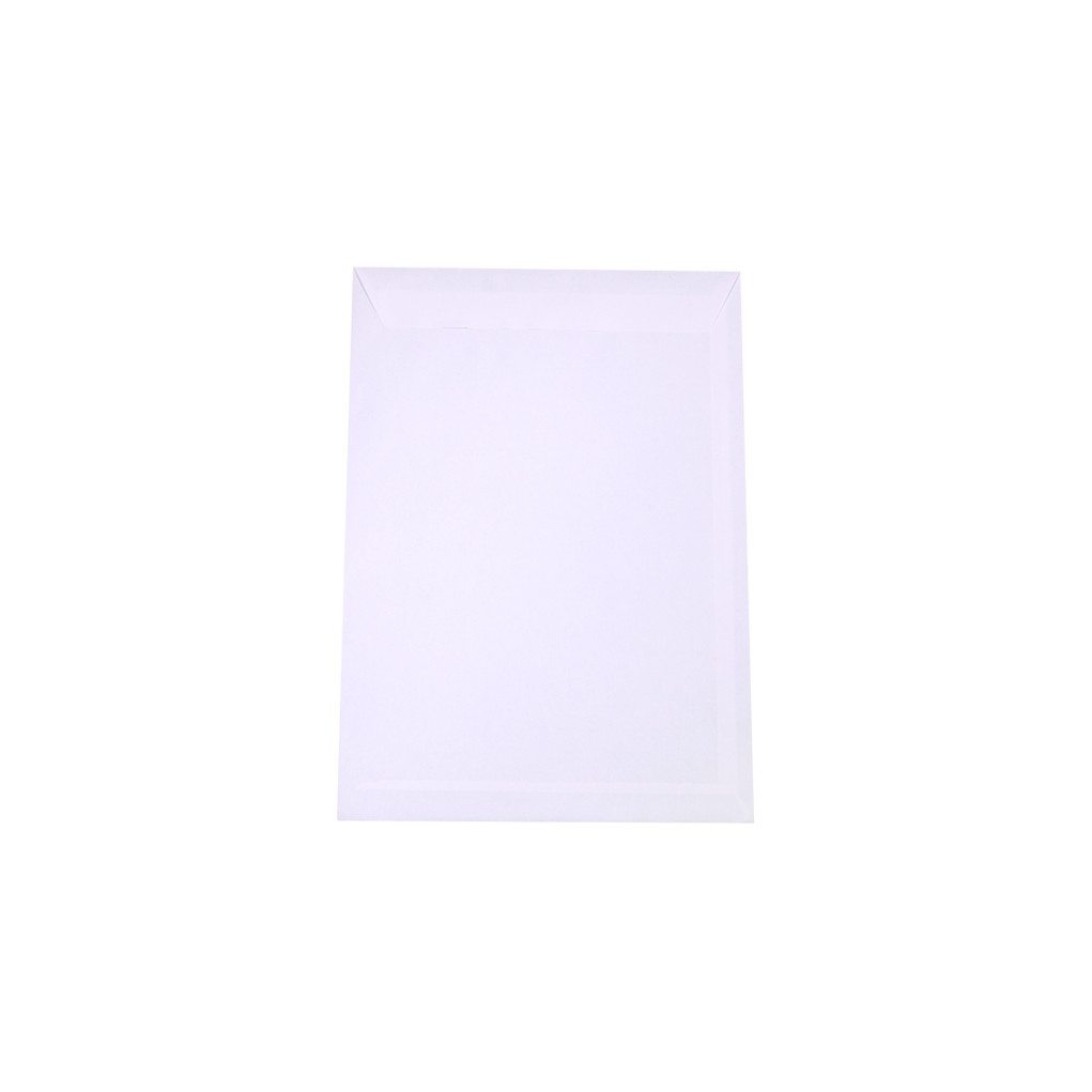 Enveloppe blanche en papier avec impression et bande adhésive C4 229x324