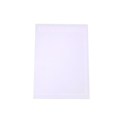 Sobre de papel blanco B5 176x250 con tira adhesiva