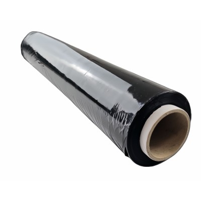 Folio negro stretch 23mic 1,5kg bruto (peso con rollo)