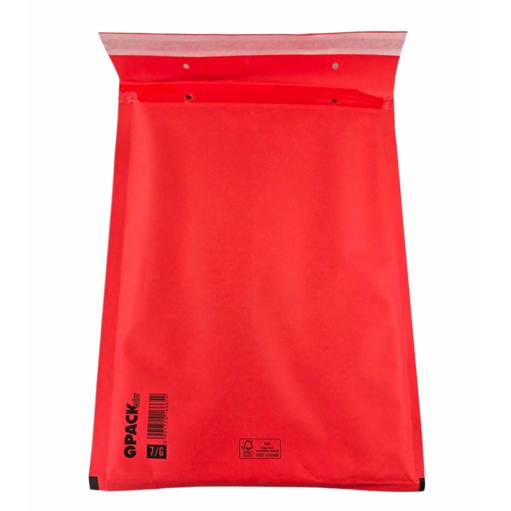 Rdeča mehurčkasta ovojnica AirPro Color G17 250x350 Rdeča mehurčkasta ovojnica AirPro Color G17 250x350