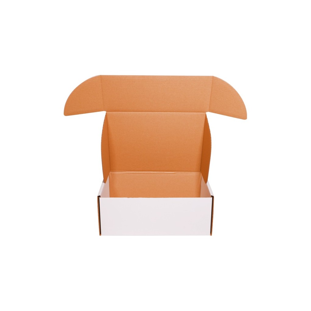 Caja postal blanca D45 450x350x80