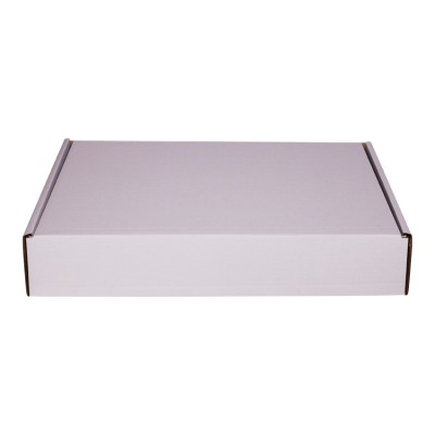 Valkoinen postilaatikko D55 350x250x140