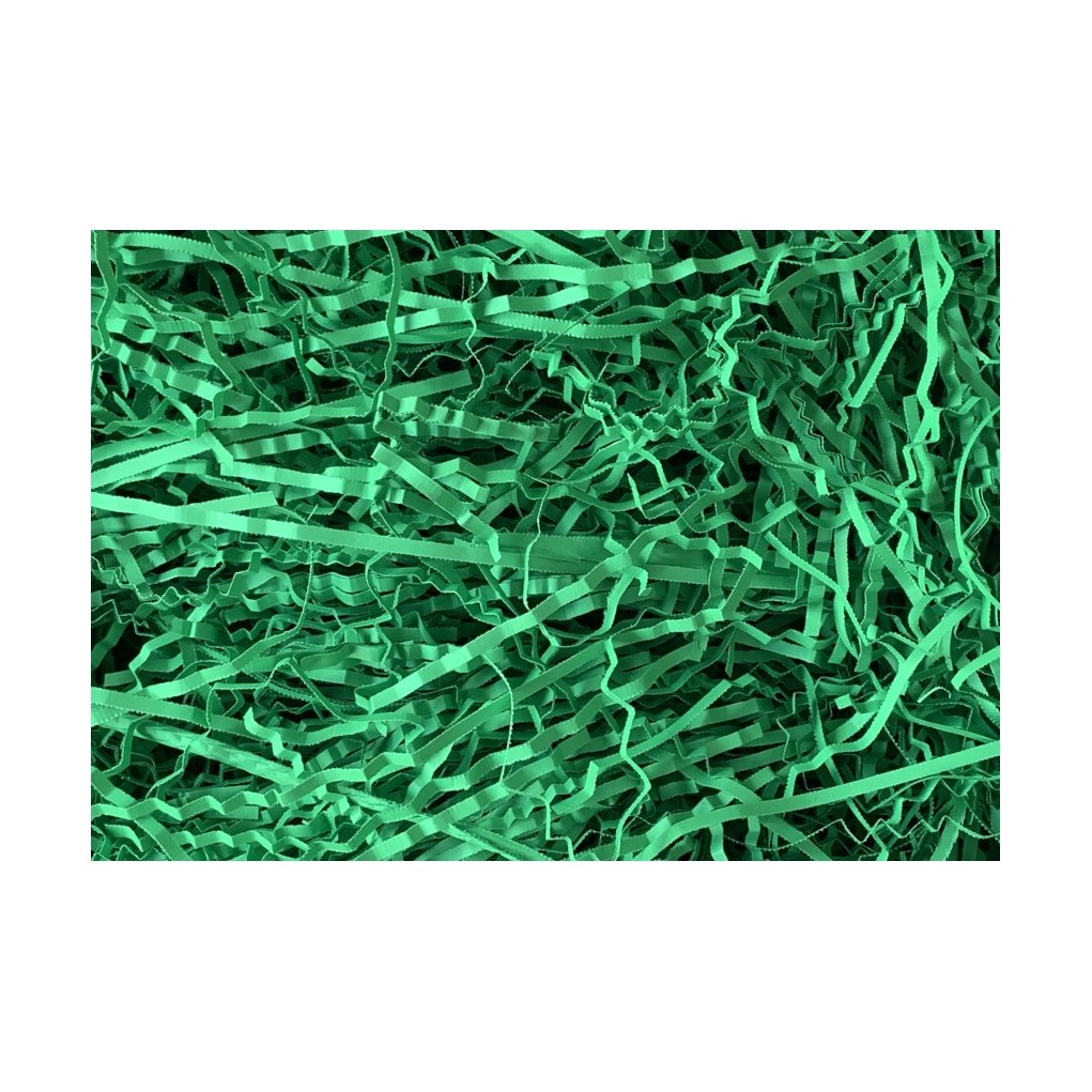 Paper shavings dark green 1kg