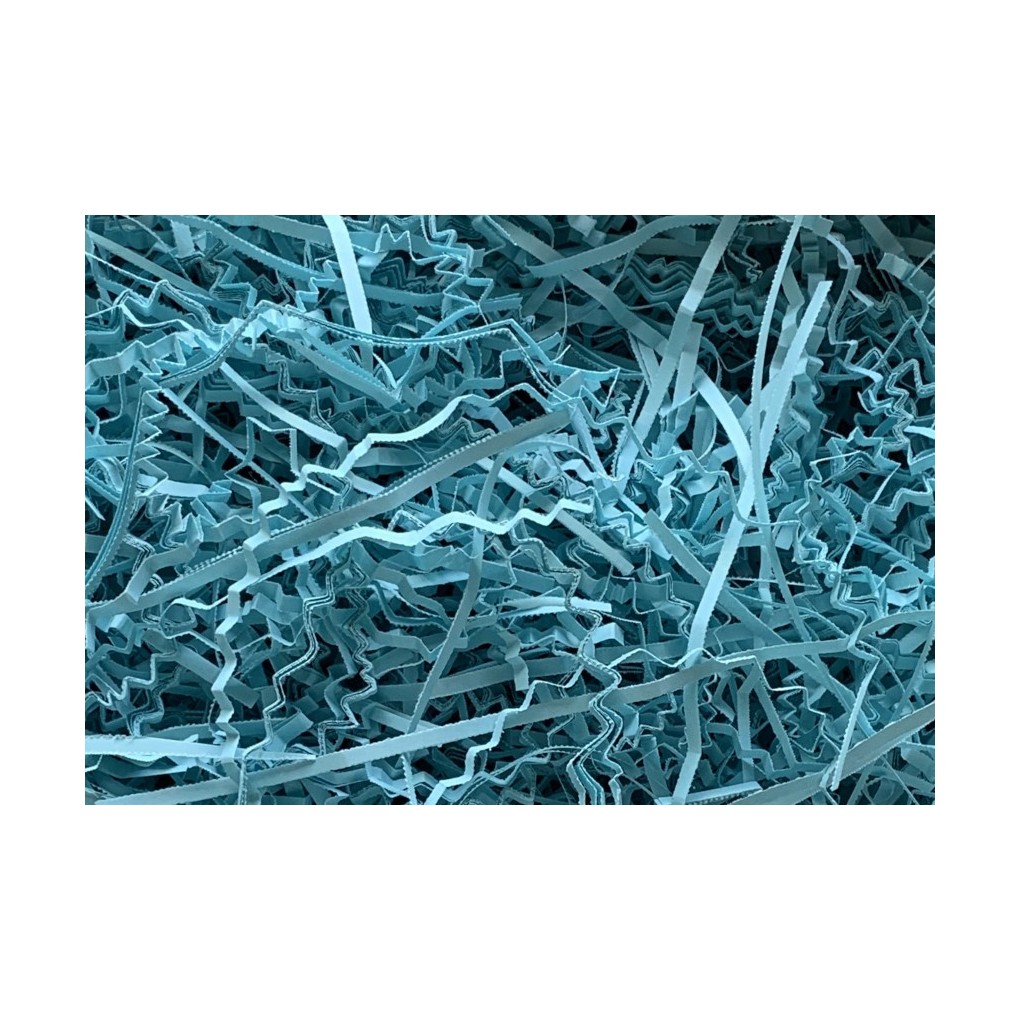 Paper shavings light blue 1kg