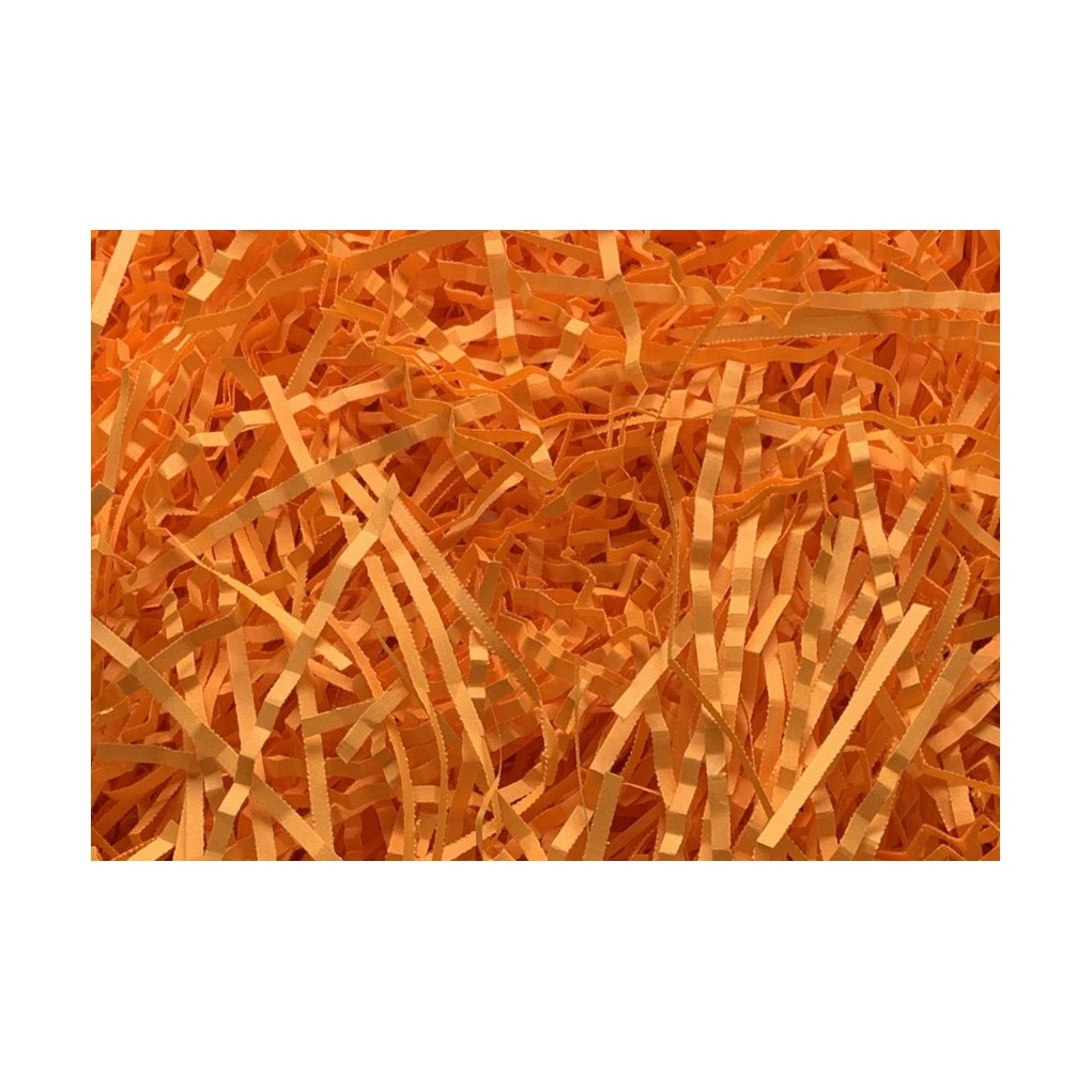 Frisure de papier orange néon 1kg