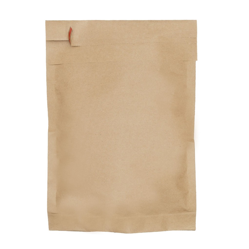 250x350x50 BoxBag Sobre de envío de papel con fuelle en la base