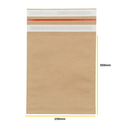 250x350x50 BoxBag Paperinen lähetyspussi pohjalaskoksella