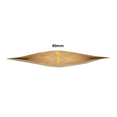 350x450x80 BoxBag Popierinis siuntinių maišas su dugno kloste