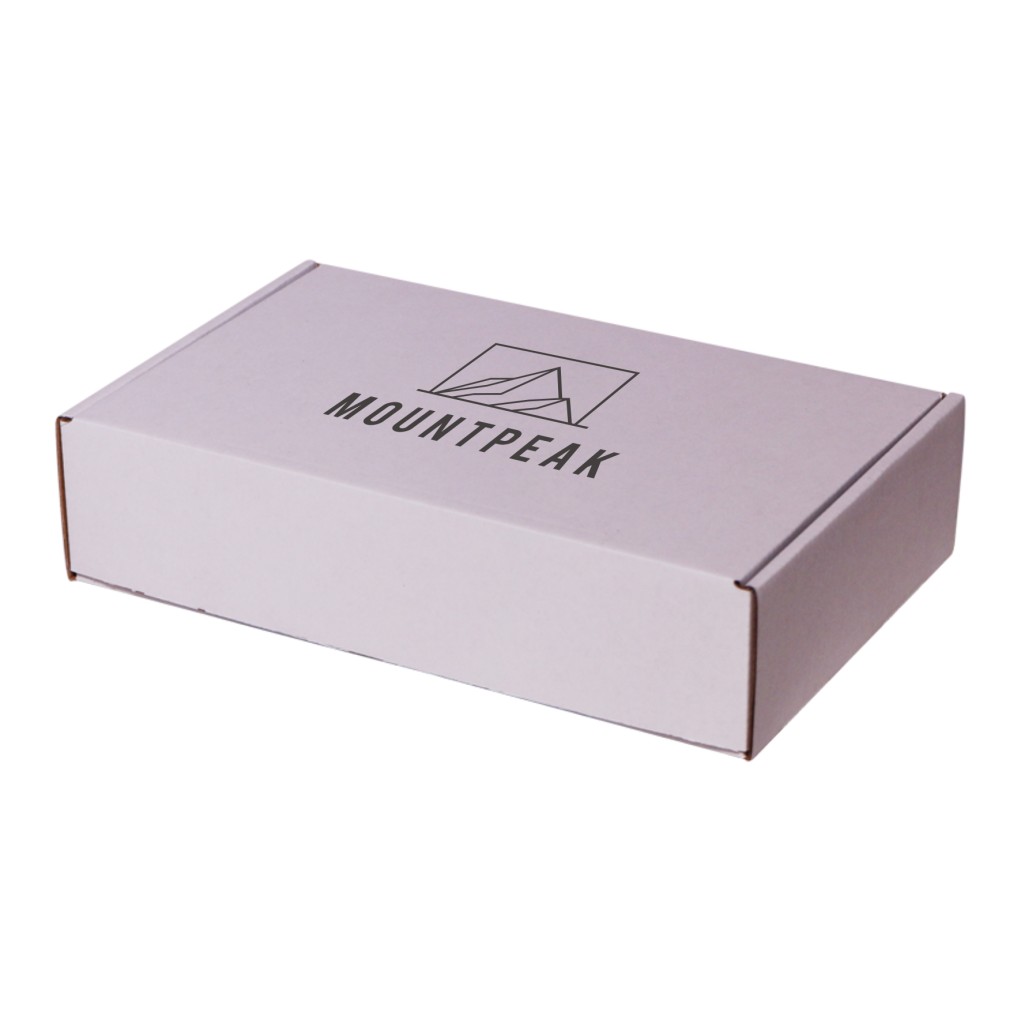 Stylish white box with print 400x300x150