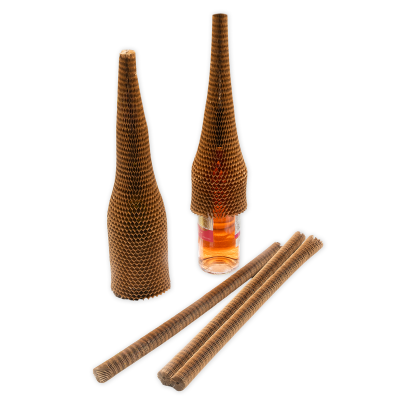 Beskyttelseshylster 30 cm til vinflasker af bikagepapir
