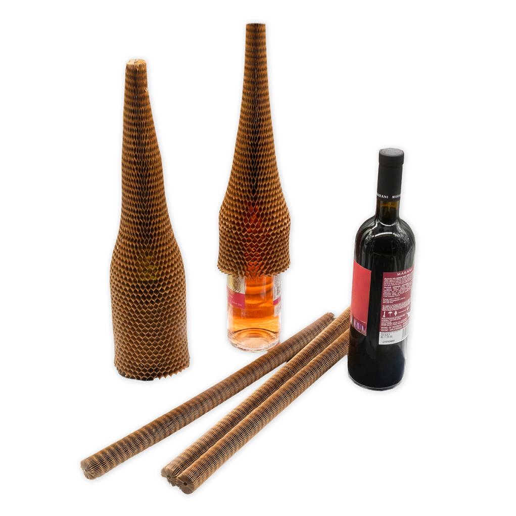 Beskyttelseshylster 35 cm til vinflasker af bikagepapir