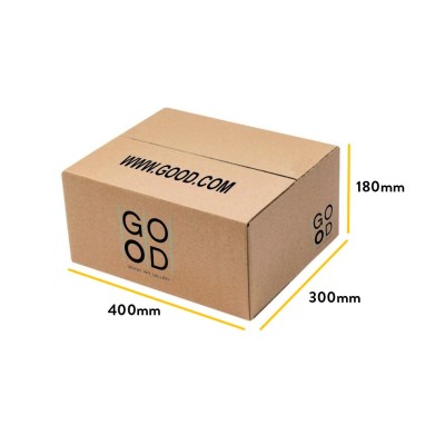 Caisse américaine brune 400x300x180