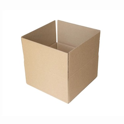 Hnědá klopová krabice K165 200x200x100 Hnědá klopová krabice K165 200x200x100