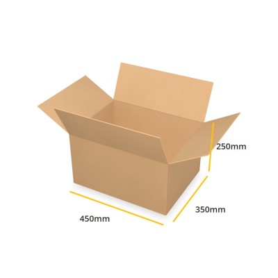 Brązowy karton klapowy K030 B 450x350x250