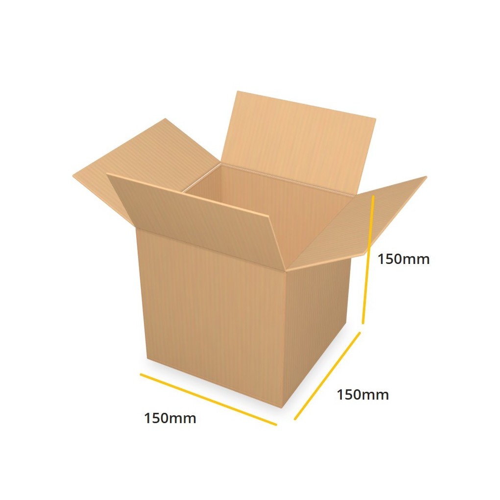 Barna hullámkarton doboz K311 B 150x150x150