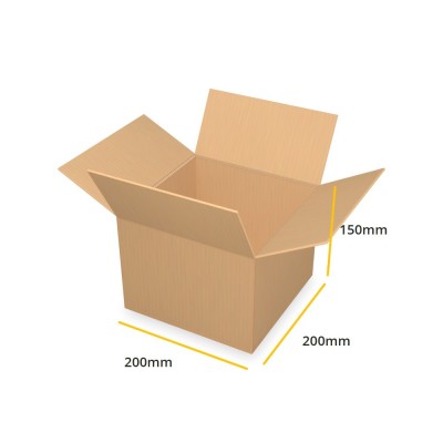 Cutie din carton maro K315 B 200x200x150